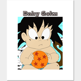 Fan Art Baby Goku Posters and Art
